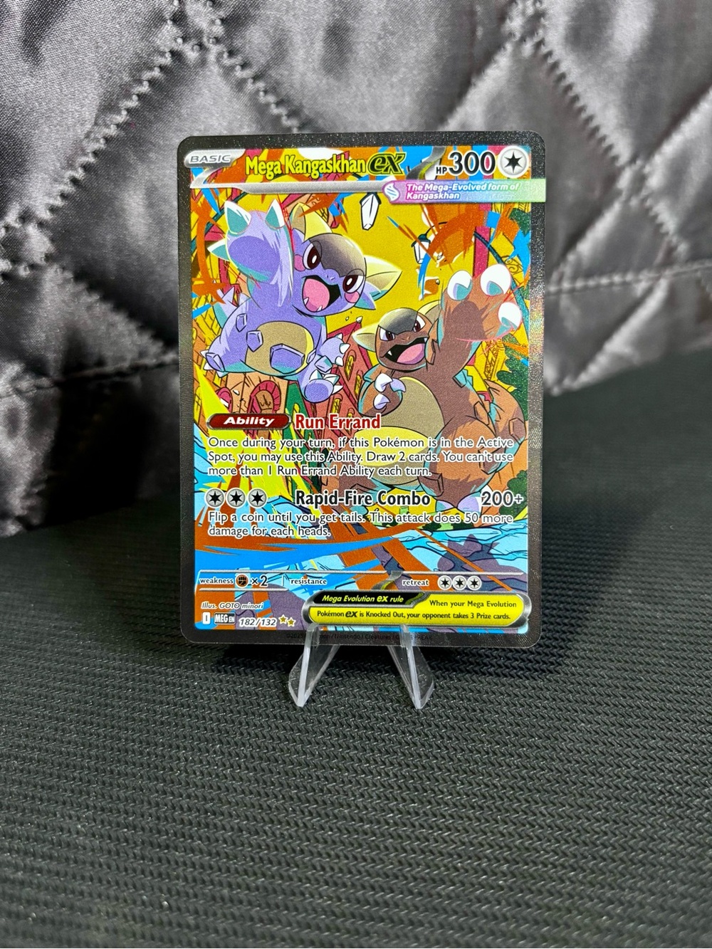 Pokemon Mega Kangaskhan-EX Holo Mega Evolution Special Illustration Rare - NM